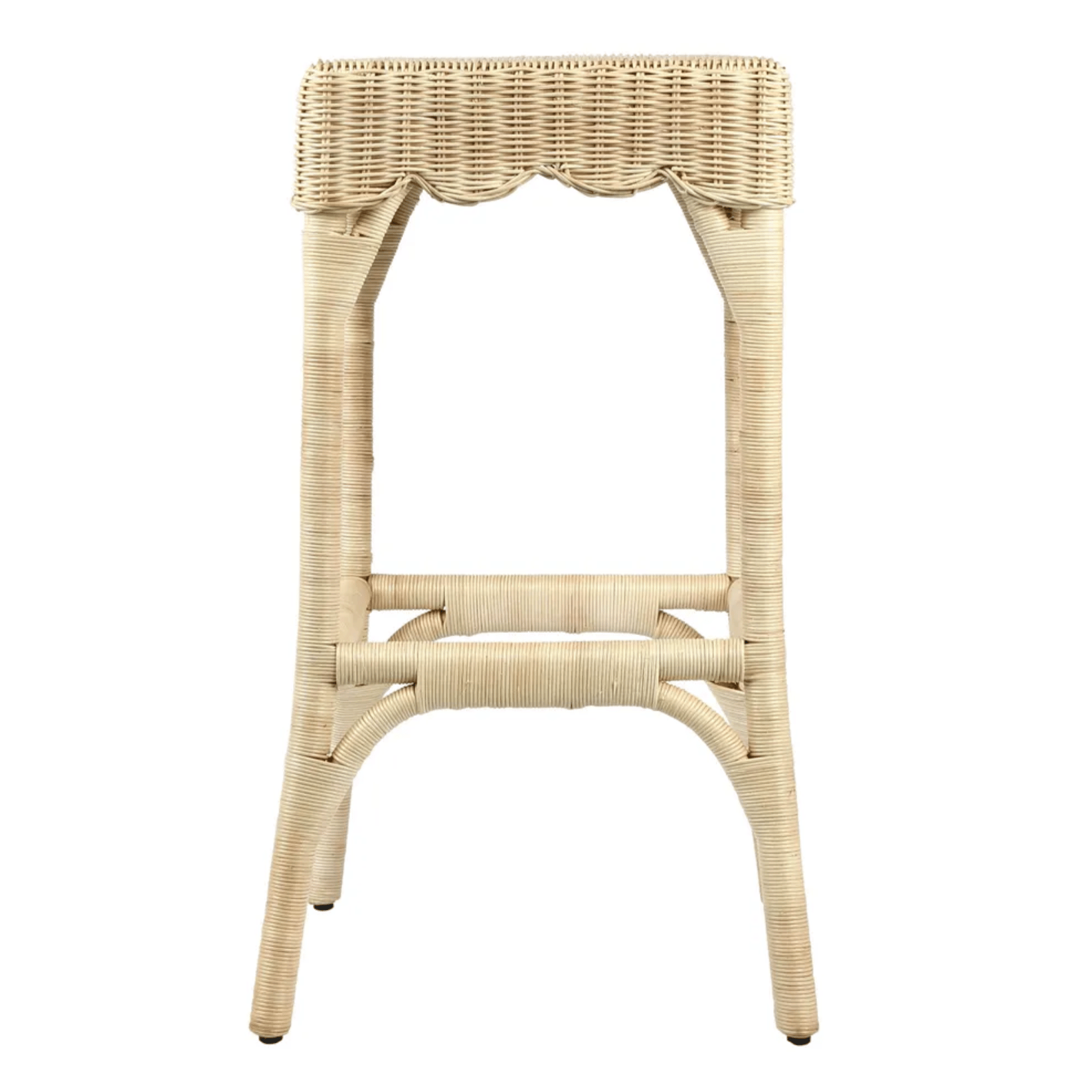 Natural Scallop Bar Stool